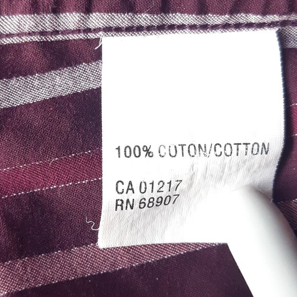 le chateau SZ L French Cuff Men's Cotton Striped Shirt ⚡️BUY 3 for $55⚡️ - Picture 8 of 13